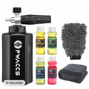 Free 3-day shipping
Fall Sale
PWACCS Foam Cannon for Pressure Washer, Car
Wash K